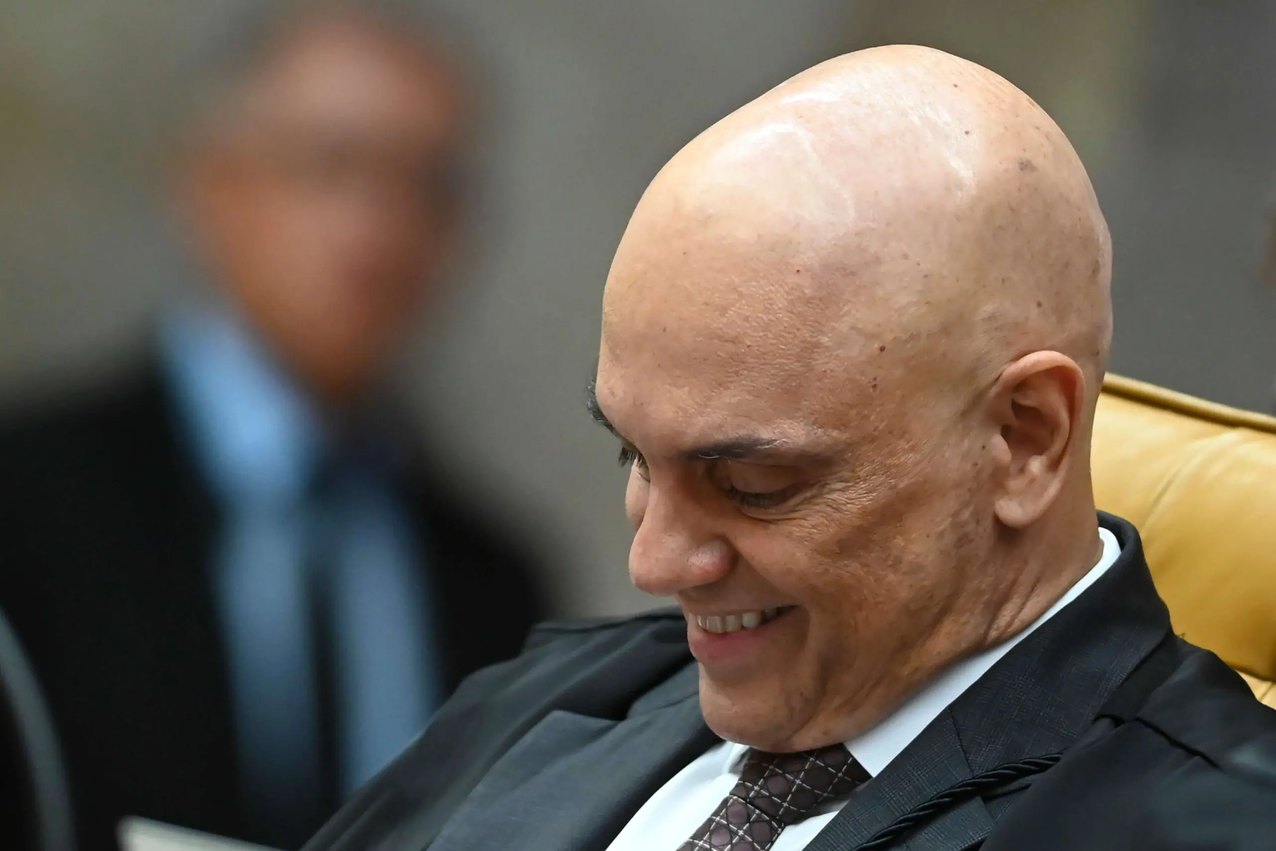 O ministro Alexandre de Moraes, durante sessão plenária no STF - 10/10/2024 | Foto: Ton Molina/Estadão Conteúdo