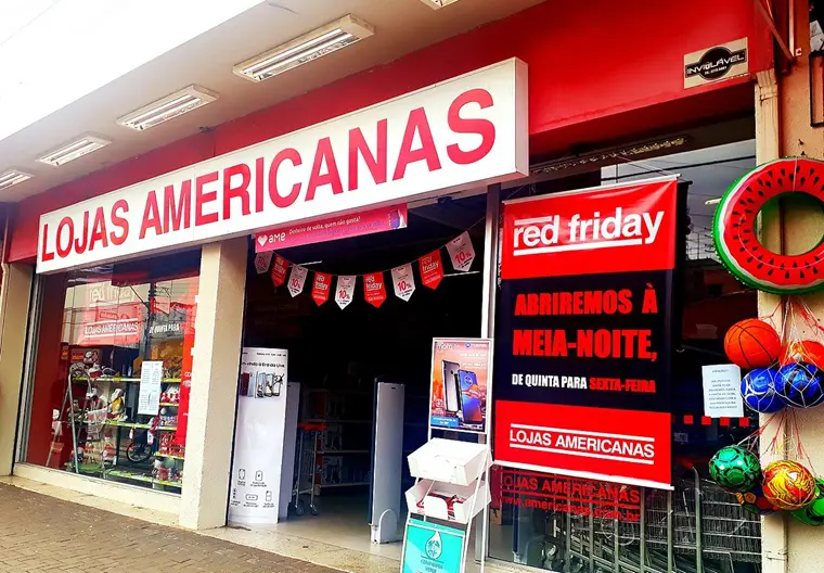Fachada das Lojas Americanas