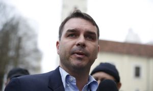 O senador Flávio Bolsonaro