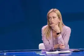 A primeira-ministra italiana, Giorgia Meloni