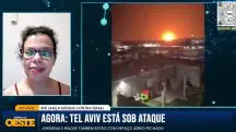 Ilana Baratz mora perto de Tel-Aviv, em Israel, local onde mísseis do Irã foram lançados