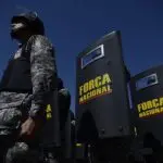 Integrantes da Força Nacional, em alusão à matéria das Eleições, Forças Armadas e Força Nacional atuam em segurança de 17 Estados