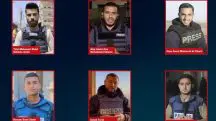 Israel tornou público nesta quarta-feira, 23, os nomes e as imagens de 6 jornalistas que estariam trabalhando em favor do Hamas: infiltração terrorista no canal de notícias Al Jazeera | Foto: Reprodução/Twitter/X