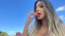 Janaína Prazeres, a 'mulher perfeita', segundo a revista Playboy: medo do Halloween e suas fantasias assombrosas | Foto: Reprodução/Instagram/@janaina3