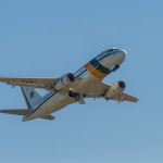 O Airbus A319CJ, mais conhecido como 'Aerolula' | Foto: Enilton Kirchhof/Força Aérea Brasileira (FAB)