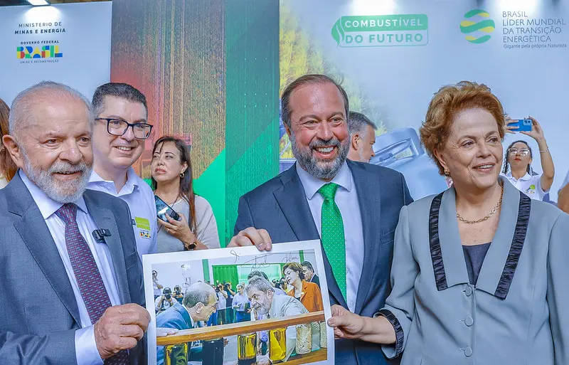 Lula, Silveira e Dilma