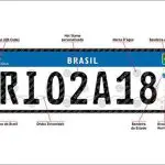 Placa Mercosul origem cidades