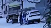 Momento do roubo do carro do Lula, no ABC