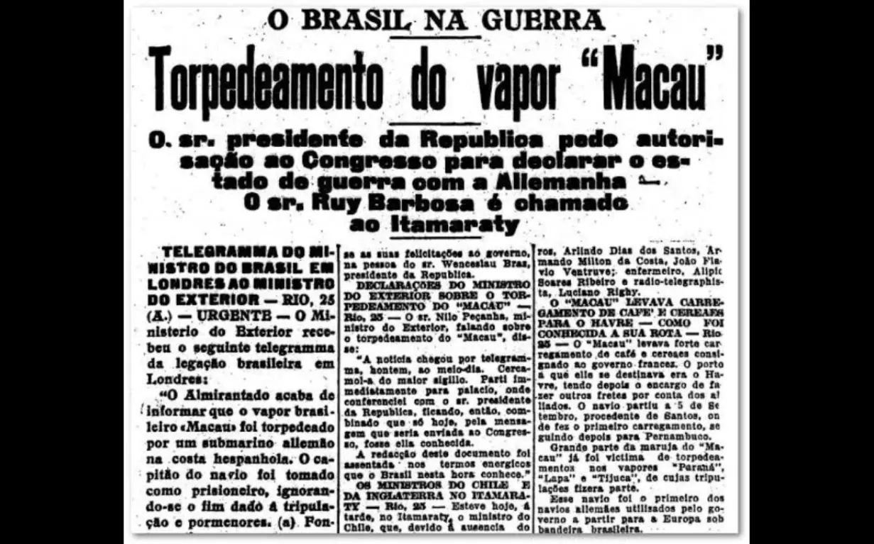 O Brasil na Primeira Guerra Mundial