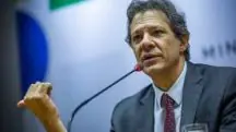 O ministro da Fazenda, Fernando Haddad