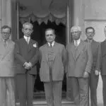 Getulio Vargas e seu ministério no Palácio do Catete após a Revolução de 30 | Foto: Biblioteca Nacional/Domínio público