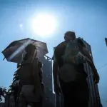 Onda de calor precede frente fria temperatura