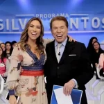 Patrícia Abravanel e Silvio Santos