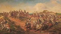 Independência ou Morte, de Pedro Américo. Óleo sobre tela, 1888. Exposto no Museu Paulista | Foto: Reprodução/Wikimedia Commons