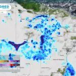 A partir da quarta-feira 16, segundo a previsão do tempo, uma alteração na circulação atmosférica trará mais nebulosidade e instabilidade para o interior do Nordeste | Foto: Divulgação/Meteored