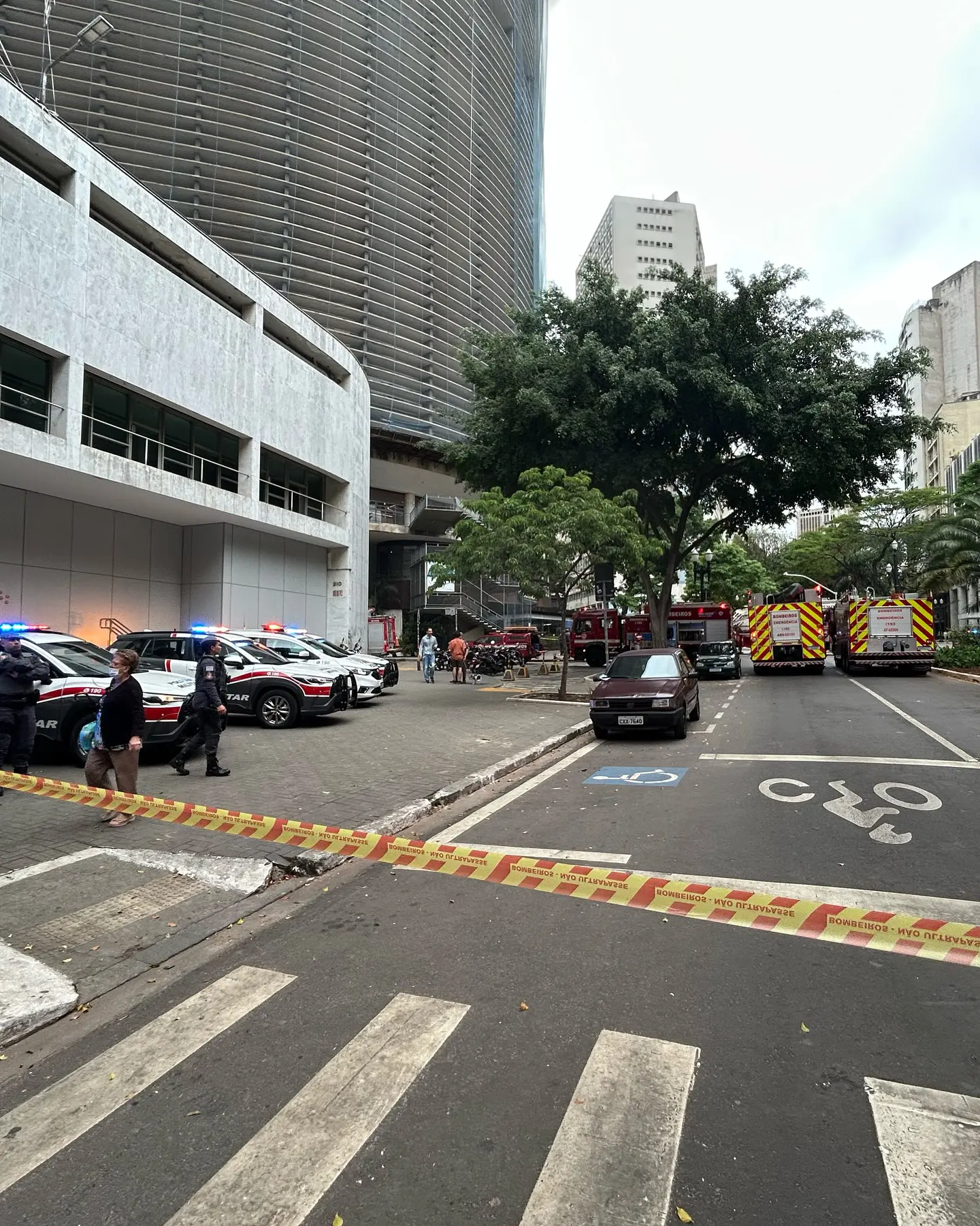 Rua interditada