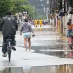 Tempestades atingiram Santos