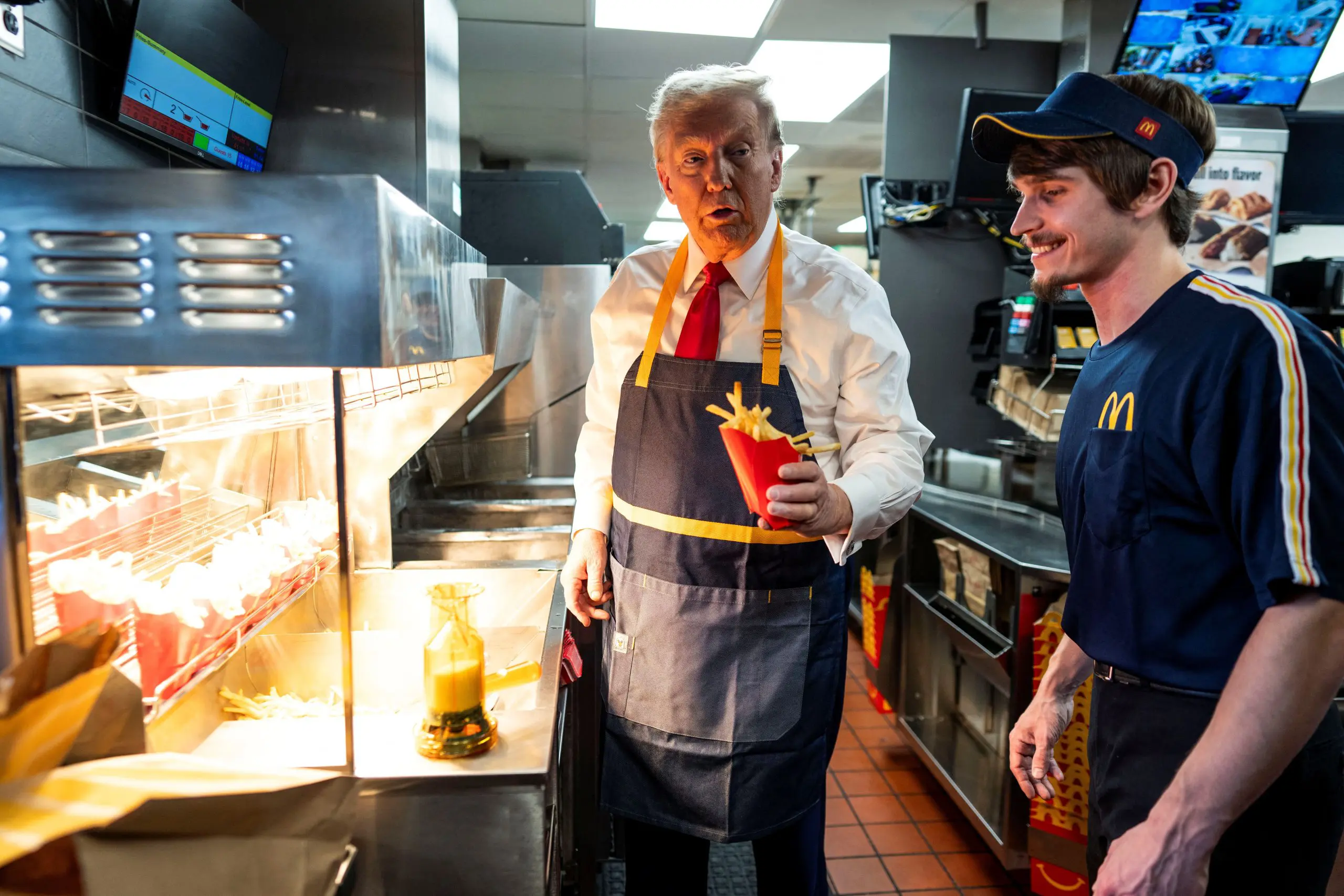 Trump é fã de batatas fritas | Foto: Doug Mills/Reuters