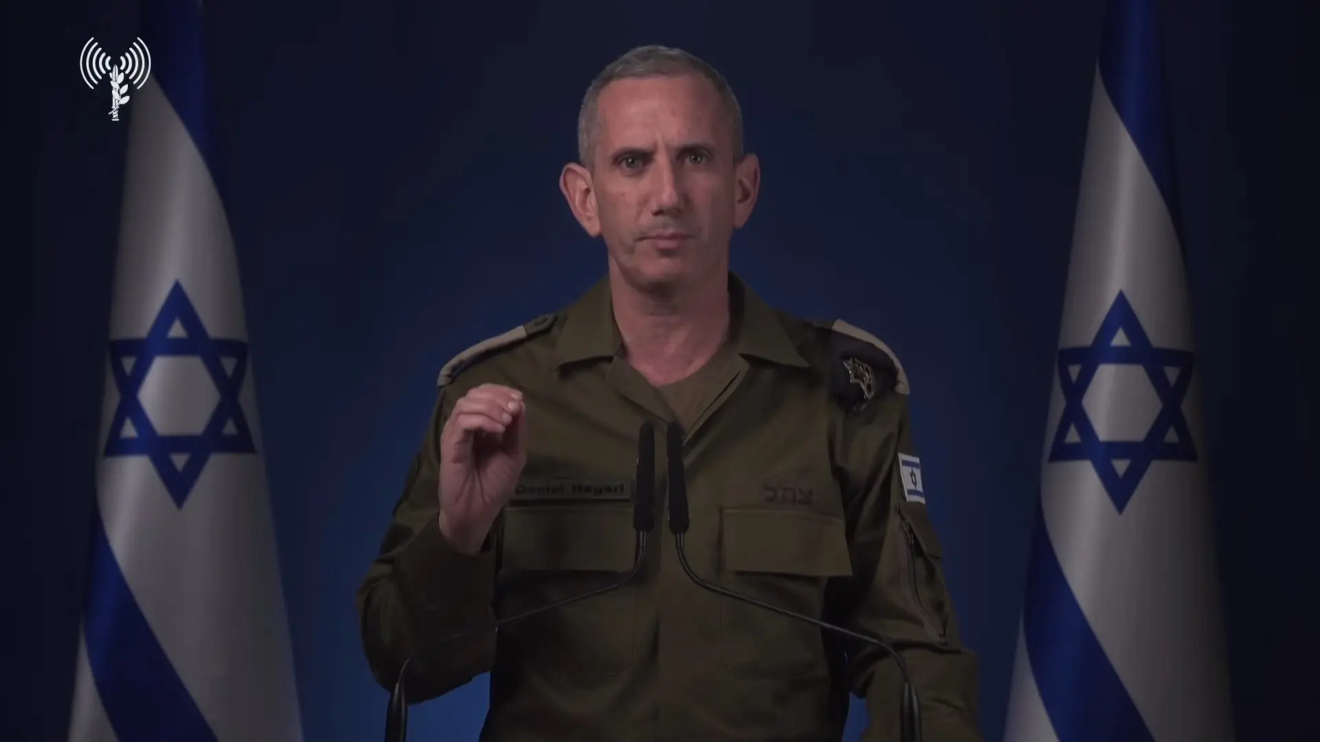 Daniel Hagari, porta-voz das Forças de Defesa de Israel | Foto: Reprodução/IDF