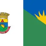 A atual bandeira de Belo Horizonte (à esquerda) e o modelo proposto pelo designer Gabriel Figueiredo (direita) | Foto: Reprodução/Redes sociais