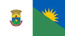 A atual bandeira de Belo Horizonte (à esquerda) e o modelo proposto pelo designer Gabriel Figueiredo (direita) | Foto: Reprodução/Redes sociais