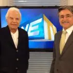 cid moreira e siloé almeida - estúdio da globo nordeste