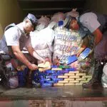 Cocaína em caminhão apreendida pela polícia de São Paulo