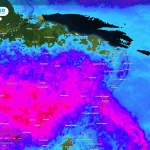 Nesta semana, as chuvas intensificam-se no Nordeste e alcançam o interior da região | Foto: Reprodução/Meteored