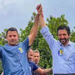 coronel mello araújo e ricardo nunes - candidato a vice-prefeito e a prefeito de São Paulo
