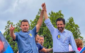 coronel mello araújo e ricardo nunes - candidato a vice-prefeito e a prefeito de São Paulo