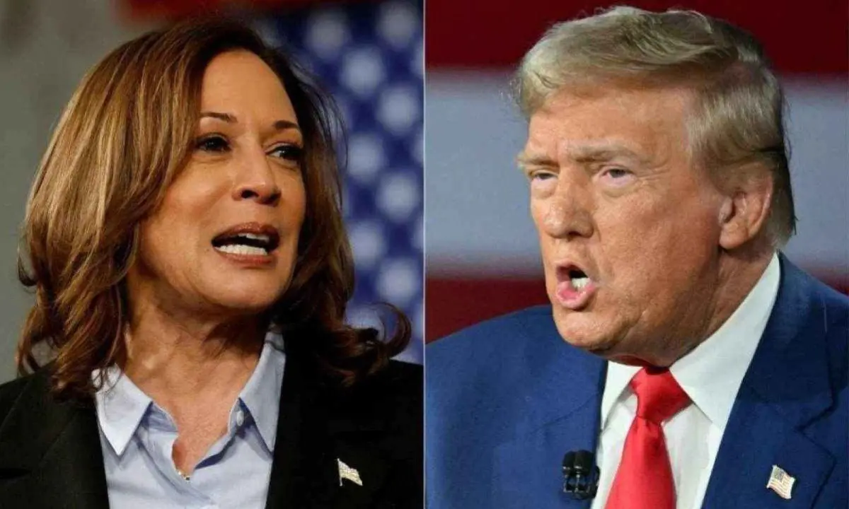 Kamala Harris e Donald Trump: eleições presidenciais se aproximam em meio à manutenção de um clima de completa indecisão: disputa no voto | Foto: Reprodução/Redes sociais