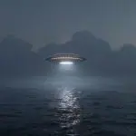 Imagem de um disco voador