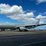 Aeronave está em Lisboa e aguarda autorização para partir ao Líbano | Foto: Divulgação/FAB
