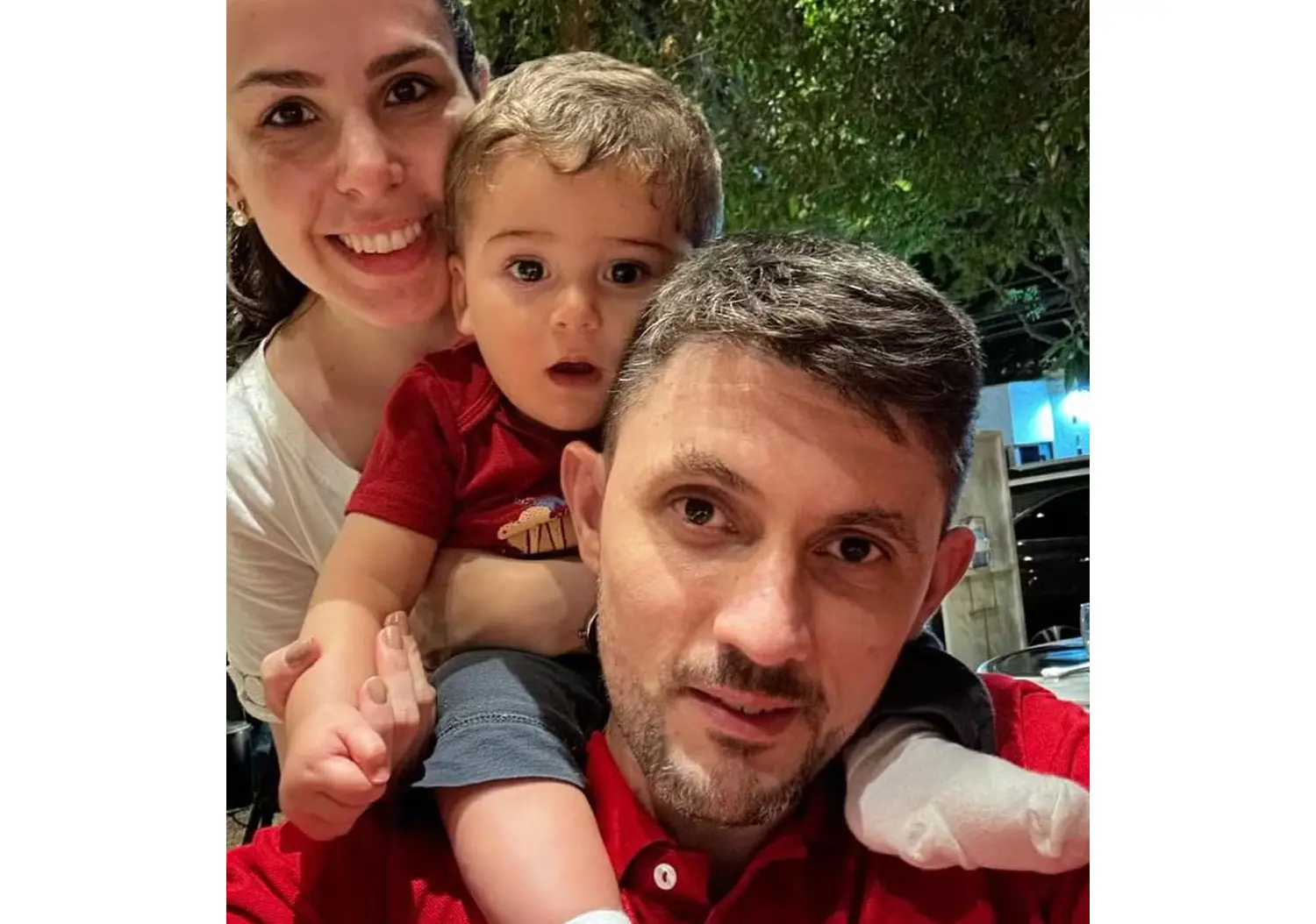 Dudu e seus pais, Débora e Paulo | Foto: Reprodução/Redes sociais