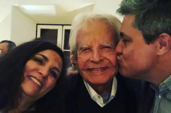 Fátima Sampaio, Cid Moreira e Rodrigo Azevedo