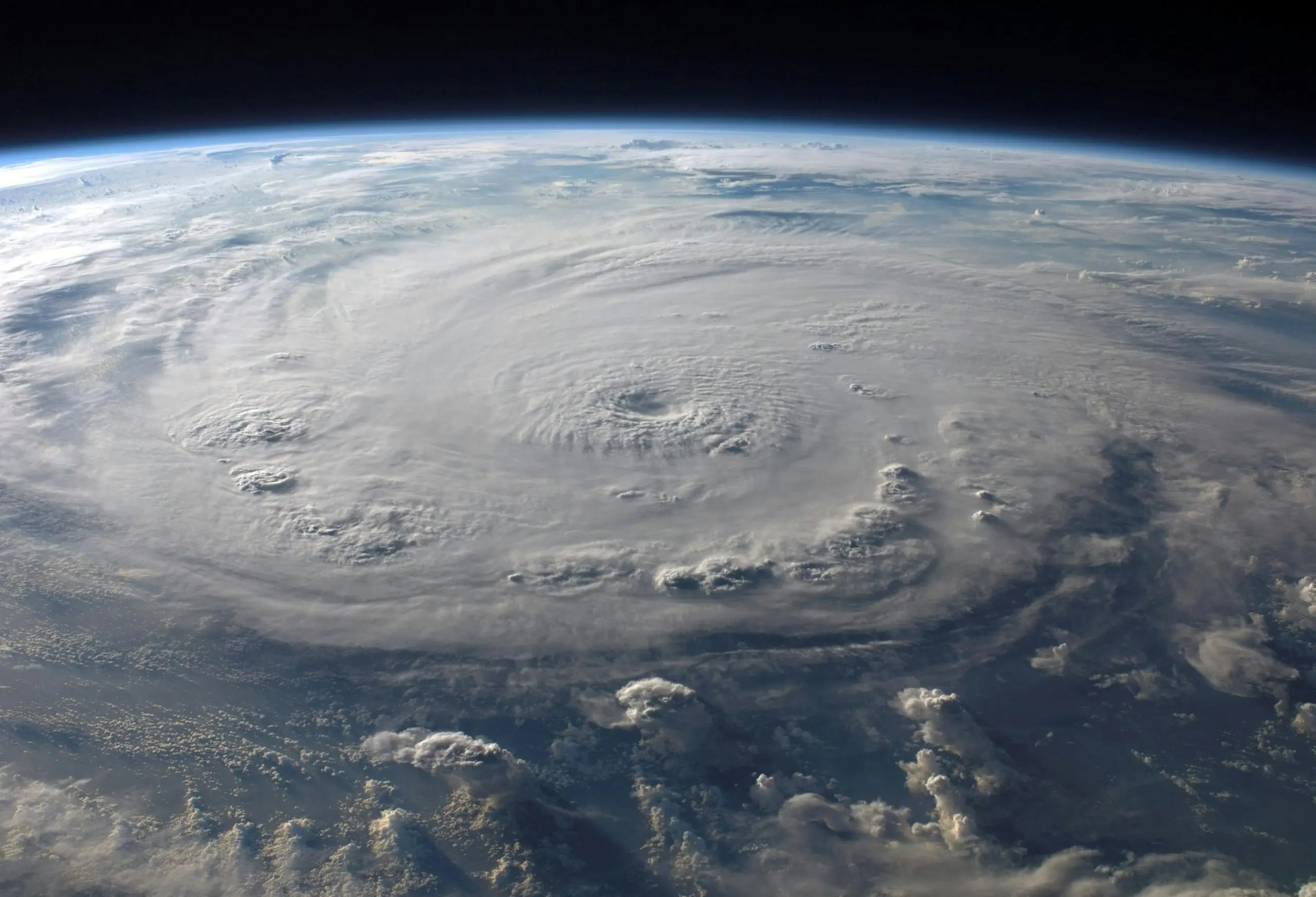 Furacão visto do espaço | Foto: Reprodução/Pixabay
