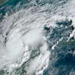 Imagem de satélite do furacão Milton | Foto: Divulgação/National Oceanic and Atmospheric Administration