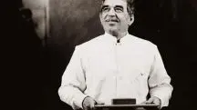 Gabriel García Márquez durante discurso no Nobel de Literatura de 1982 | Foto: Reprodução/Redes sociais