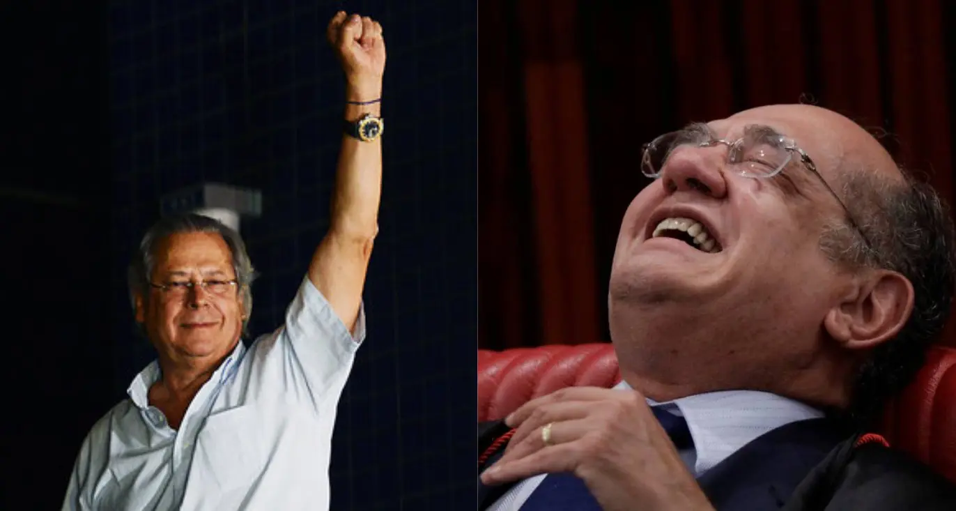 Gilmar Mendes anulou penas de ex-ministro de Lula na Lava Jato | Foto: Montagem/Revista Oeste