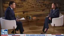 Kamala Harris troca farpas com apresentador da Fox News em primeira entrevista à emissora