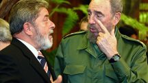 lula e fidel castro