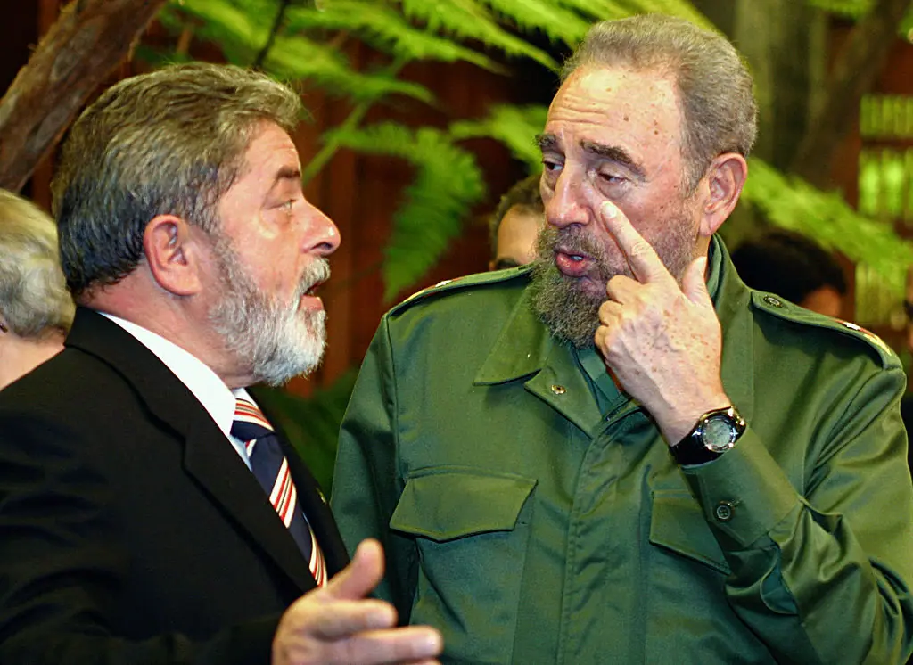 lula e fidel castro