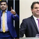 André Fernandes (à esquerda) e Evandro Leitão (direita), candidatos à Prefeitura de Fortaleza; o segundo turno das eleições irá acontecer no dia 27 de outubro | Foto: Reprodução/Redes sociais