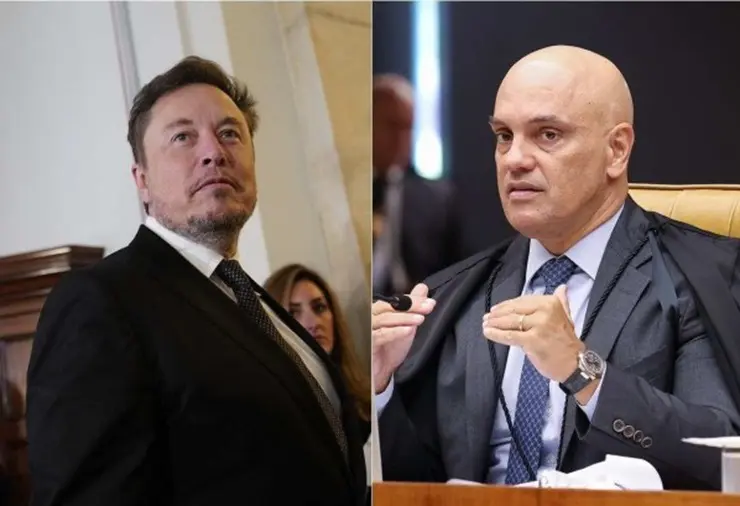 Moraes afirmou que Twitter/X depositou dinheiro de multas em conta errada | Foto: Reprodução/Redes sociais