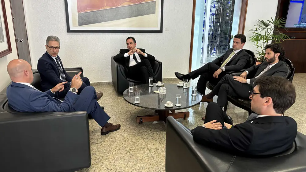 reunião Zema e Pacheco