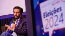 ricardo nunes mdb durante evento de campanha para a prefeitura de são paulo