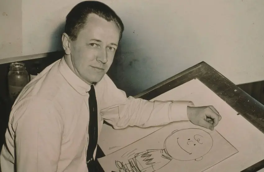 Charles Schulz, em 1956 | Foto: Reprodução/Redes sociais
