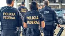 Agentes da Polícia Federal fazem buscas e apreensões em mais três estados, além do Distrito Federal: justiça decreta afastamento inicial dos acusados por 180 dias | Foto: PF/Divulgação - delegados da polícia federal