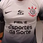 Corinthians é patrocinado pela Esportes da Sorte | Foto: Reprodução/Esportes da Sorte