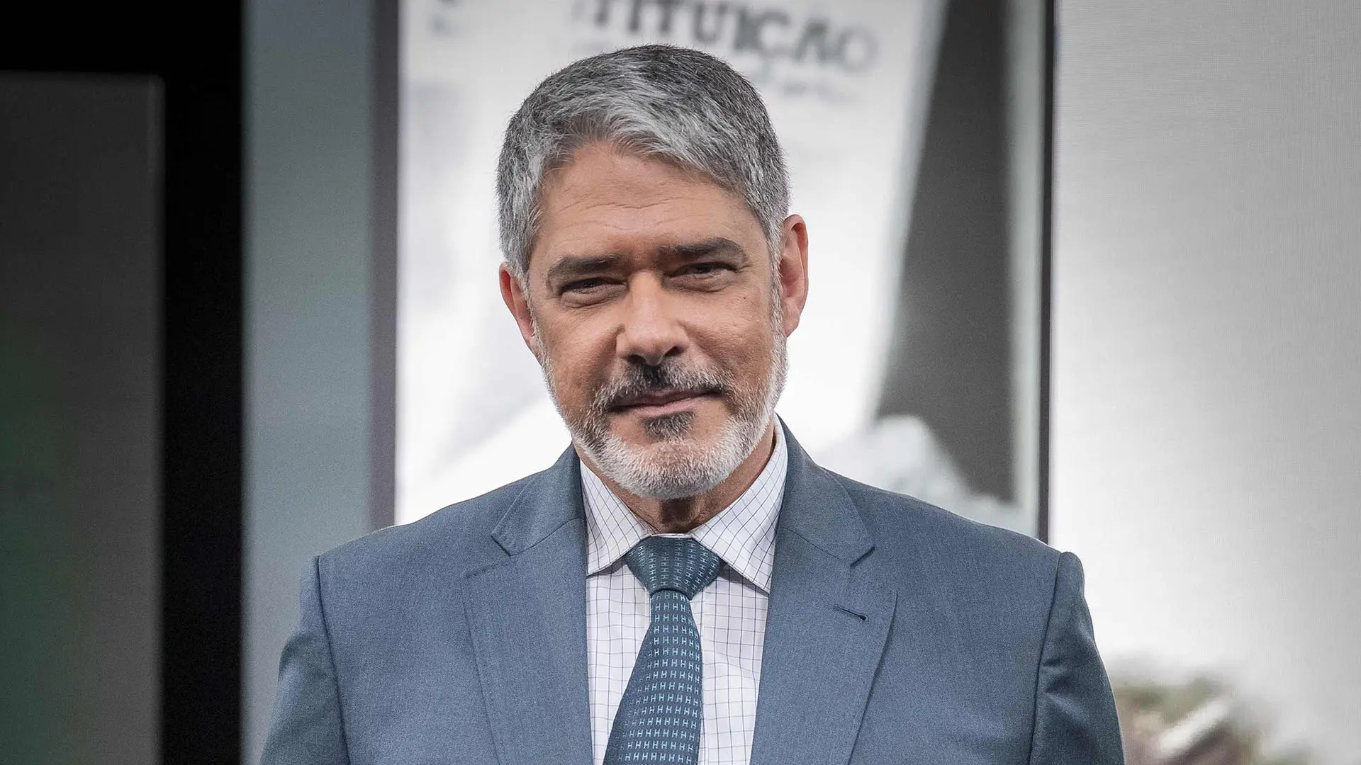 Foto de William Bonner, apresentador da TV Globo